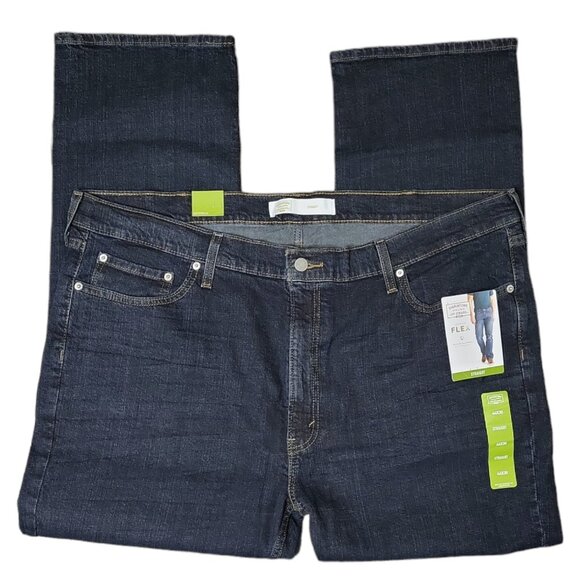 Levi Strauss Signature Men's Jeans Size 44 Gold Premium Flex Straight Leg NWT - Picture 2 of 6